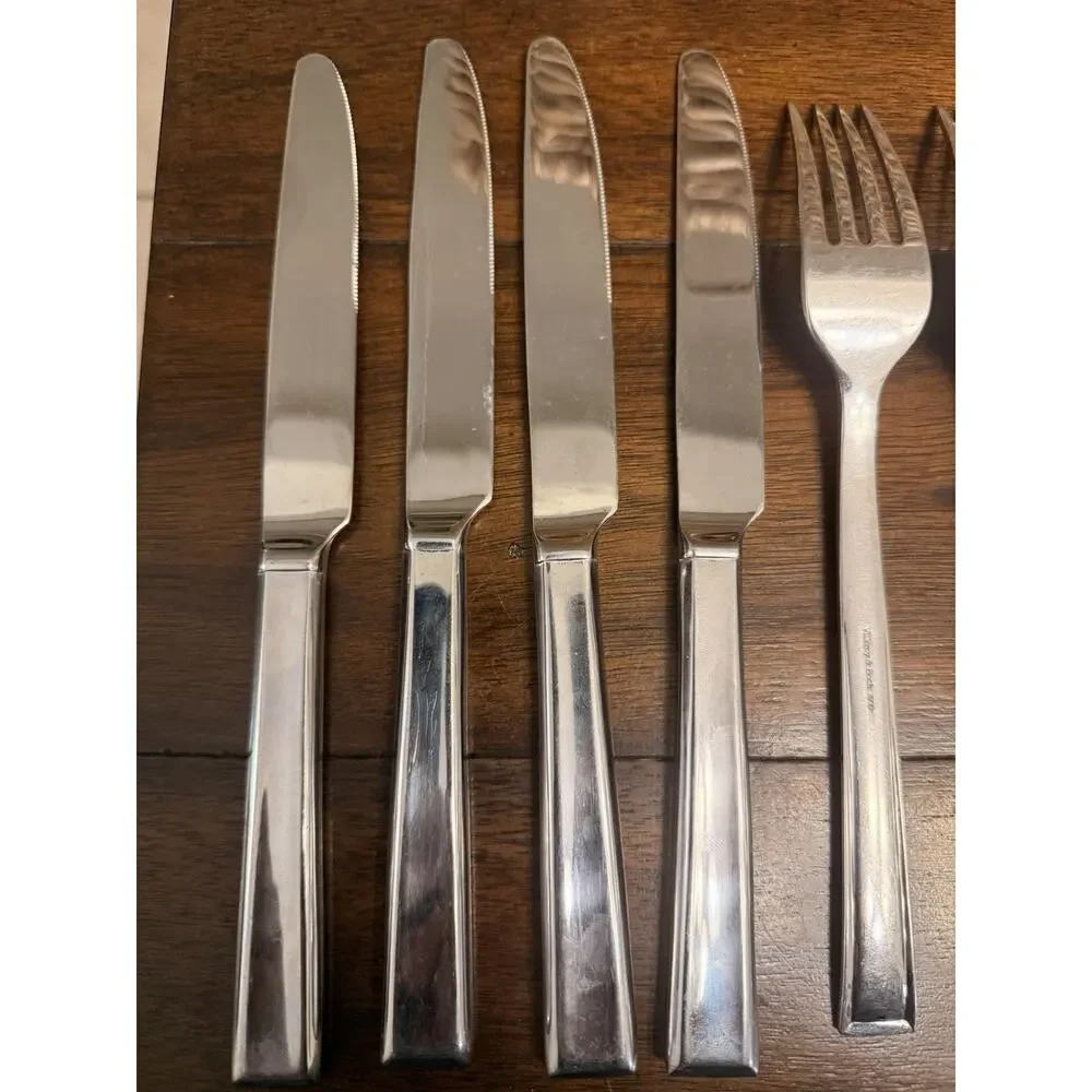 Villeroy Boch VICTOR Knives Forks Spoons Solid (Set of 12) Stainless Vietnam 9